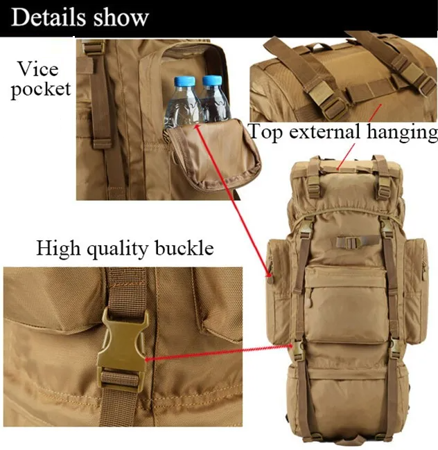 MOCHILA TÁTICA MILITAR (70L)