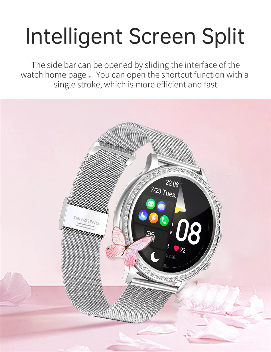 SMARTWATCH LIGE FEMININO P/ USO EM DIVERSAS ATIVIDADES 2