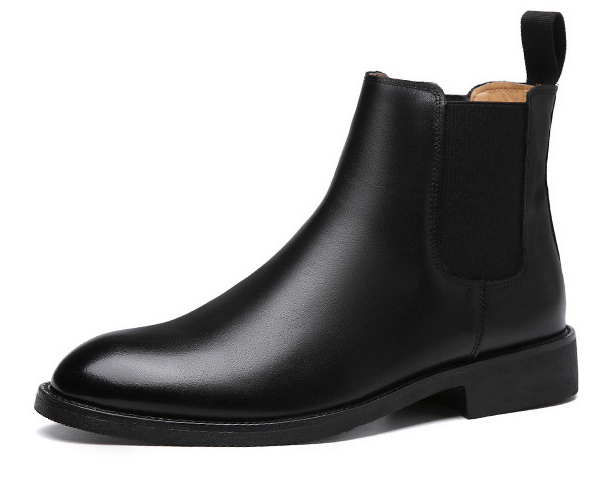 BOTAS CANO CURTO (MASCULINA) EM COURO P/ USO CASUAL 01