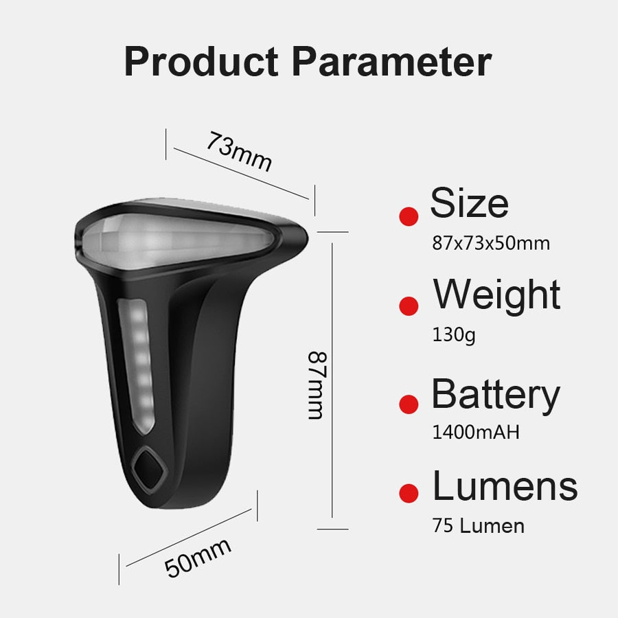 REAR LIGHT SINALIZADOR DE SEGURANÇA EM LED P/ BIKES 01